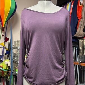 Purple Long Sleeve Top